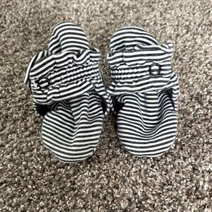 Striped Baby Booties